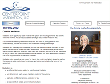 Tablet Screenshot of centerpointmediation.net